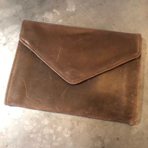 NWT fashionABLE leather clutch